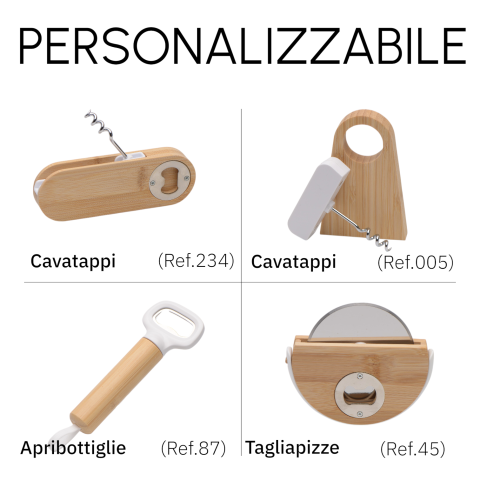 CAVATAPPI CON BASE D'APPOGGIO BAMBOO 8X13.5 2